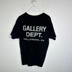 Gallery Dept Black/White Souvenir Logo T-Shirt Size M