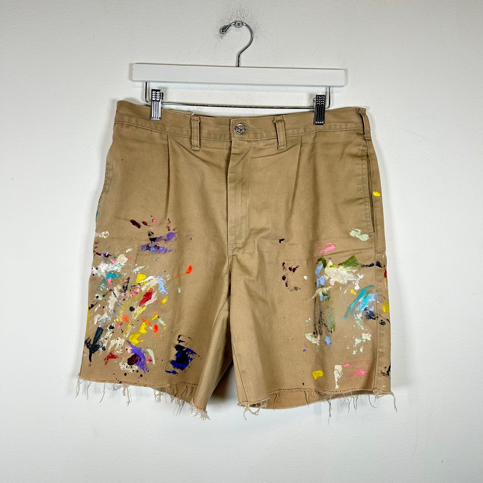 Gallery Dept Ricky Paint Splatter Carpenter Shorts Size 31