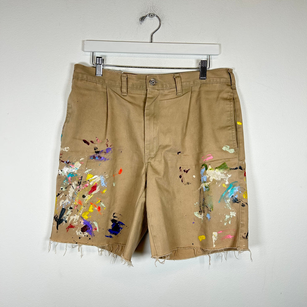 Gallery Dept Ricky Paint Splatter Carpenter Shorts Size 31