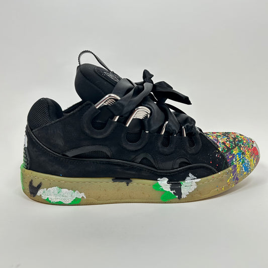 Lanvin x Gallery Dept Paint Splatter Curb Sneaker Size 44