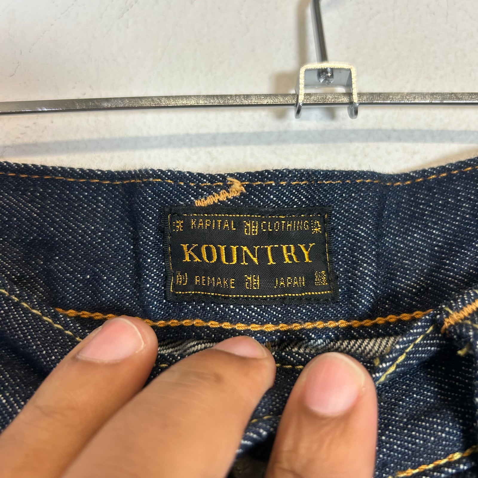 Kapital 12.5oz Denim Mexican Tuxedo Okagilly Jeans Size 34