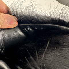 Rick Owens Ponyhair Fur Granolas Slip Ons Size 44