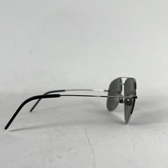 Saint Laurent Black Tinted Aviator Sunglasses