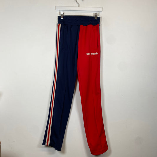 Palm Angels Navy/Red Two Tone Track Pants Size S