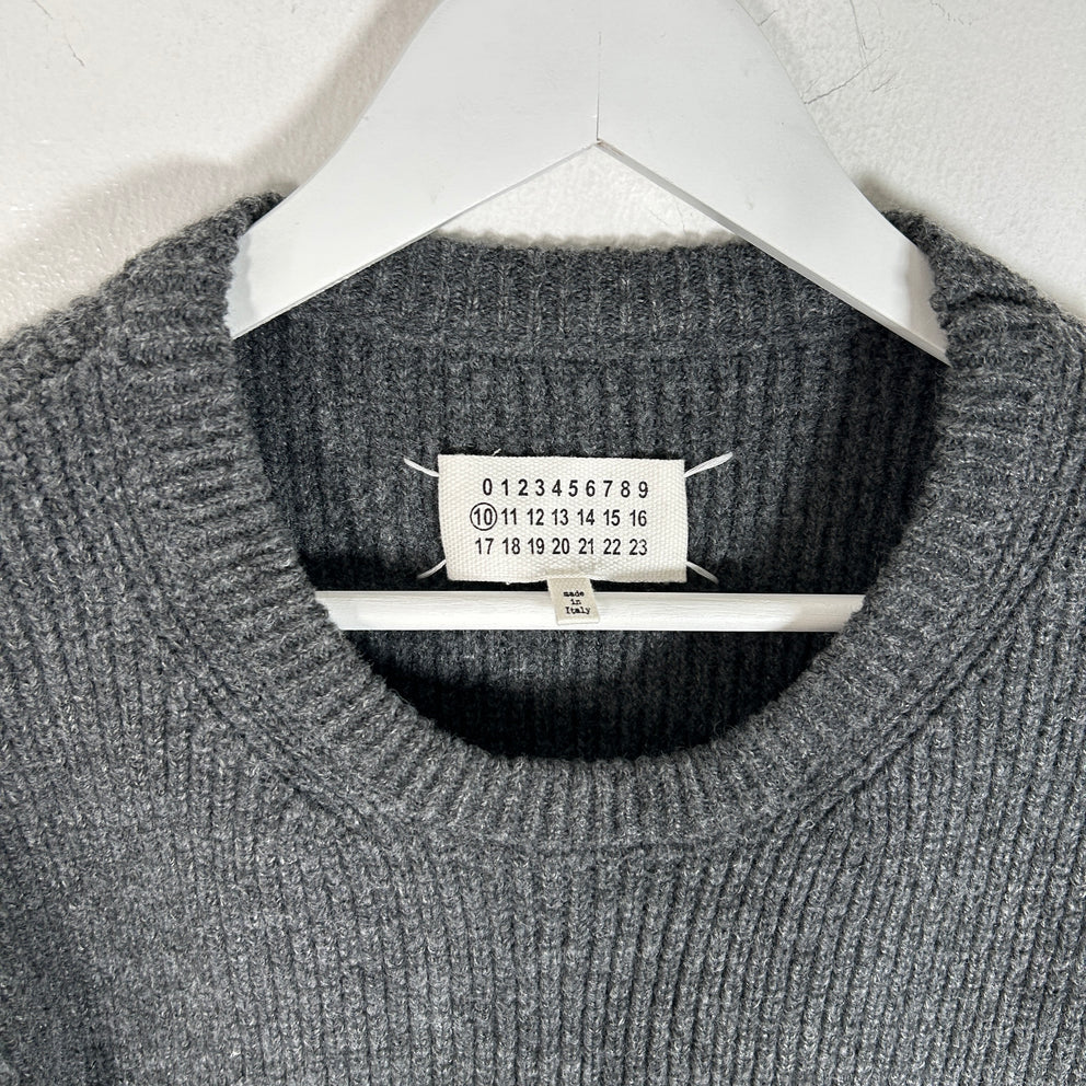 Maison Margiela Grey Wool Sweater Size S