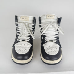 Amiri Black/White Skeleton High-Top Sneakers Size 8