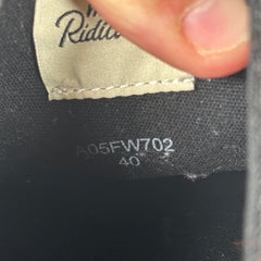 MMY Black Low Top Sneaker Size 40