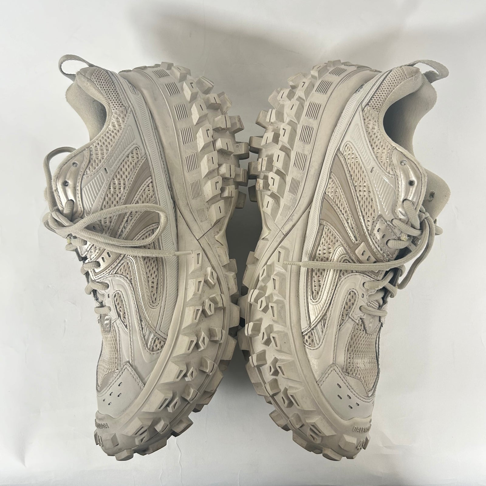 Balenciaga Beige Defender Sneakers Size 43