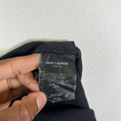 Saint Laurent Black D02 Crash Denim Size 27