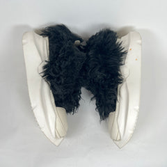 Rick Owens Black/White Fur Abstact Ramones Size 41