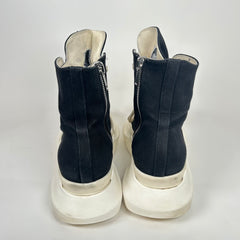Rick Owens Black/Milk High-Top Abstract Ramones Size 43.5