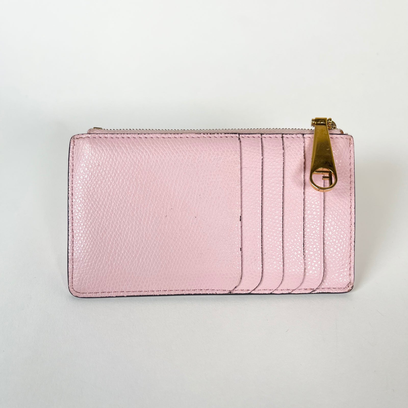 Fendi Pink Zip Coin Wallet