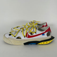 Off-White x Nike Blazer 'University Red' Low-Top Sneaker Size 10.5
