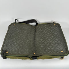 Louis Vuitton Mini Sac Maman Green Canvas Monogram Strap Bag