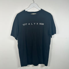 1017 Alyx Black Logo T-Shirt Size M
