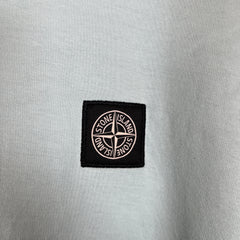 Stone Island Light Blue Compass Patch Logo T-Shirt Size XXL