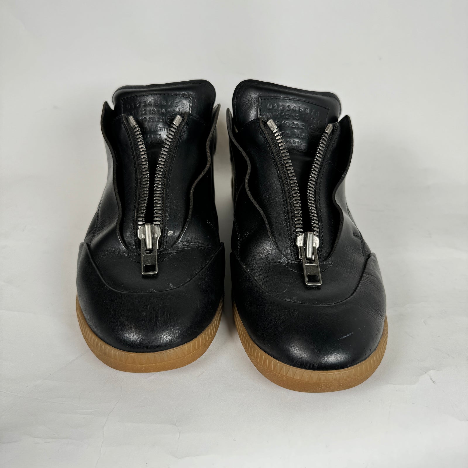 Maison Margiela Black 22 Future Low Zip Sneaker Size 42