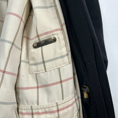 Loro Piana Black Cashmere 'Horsey' Jacket Size L