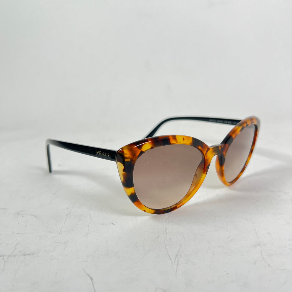 Prada Havana Cat Eye Sunglasses