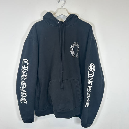 Chrome Hearts Black Matty Boy Chomper Hoodie Size L