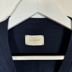 Aime Leon Dore Navy Spell-Out Logo Tee Size L