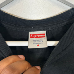 Supreme x Malcom X Black T-shirt Size M