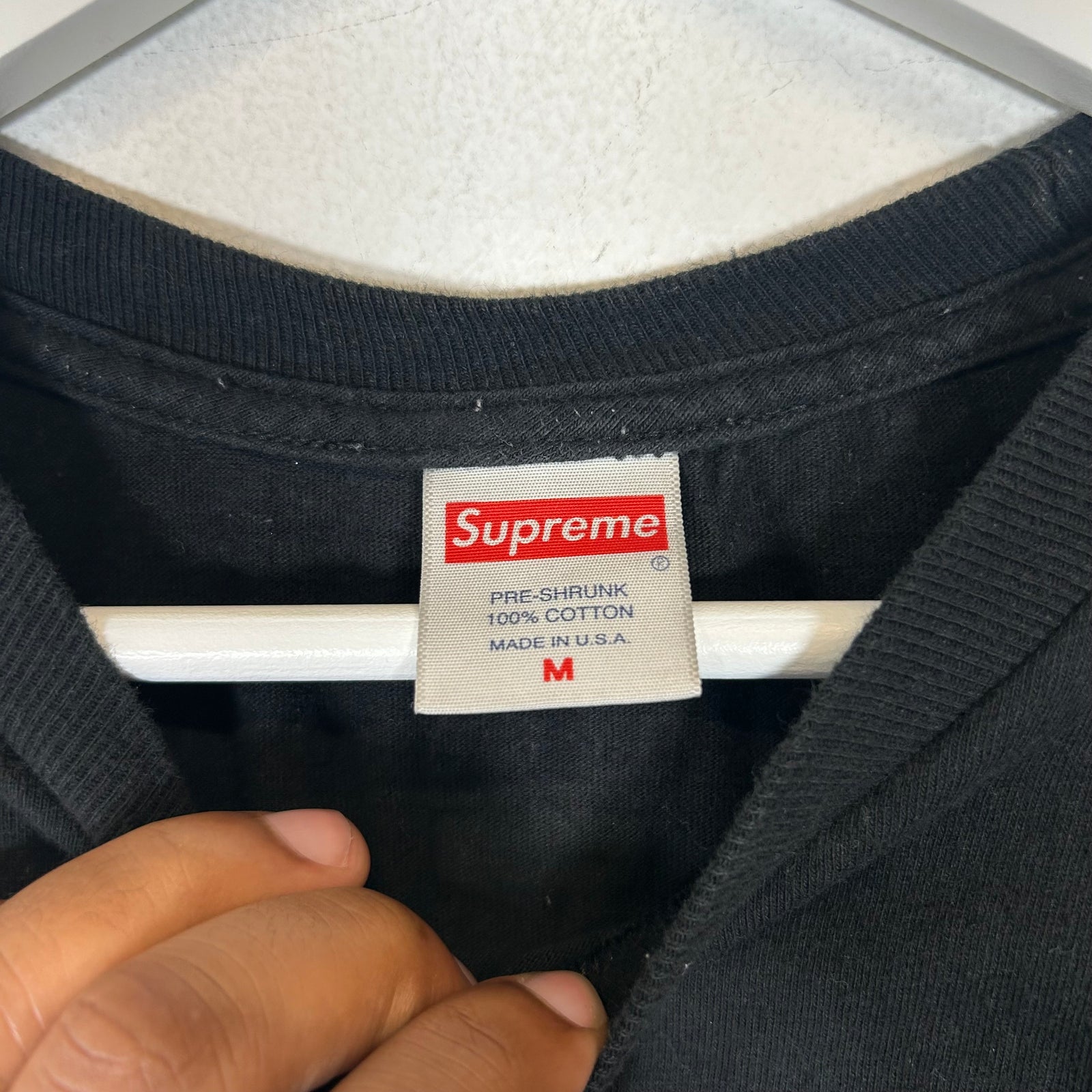 Supreme x Malcom X Black T-shirt Size M