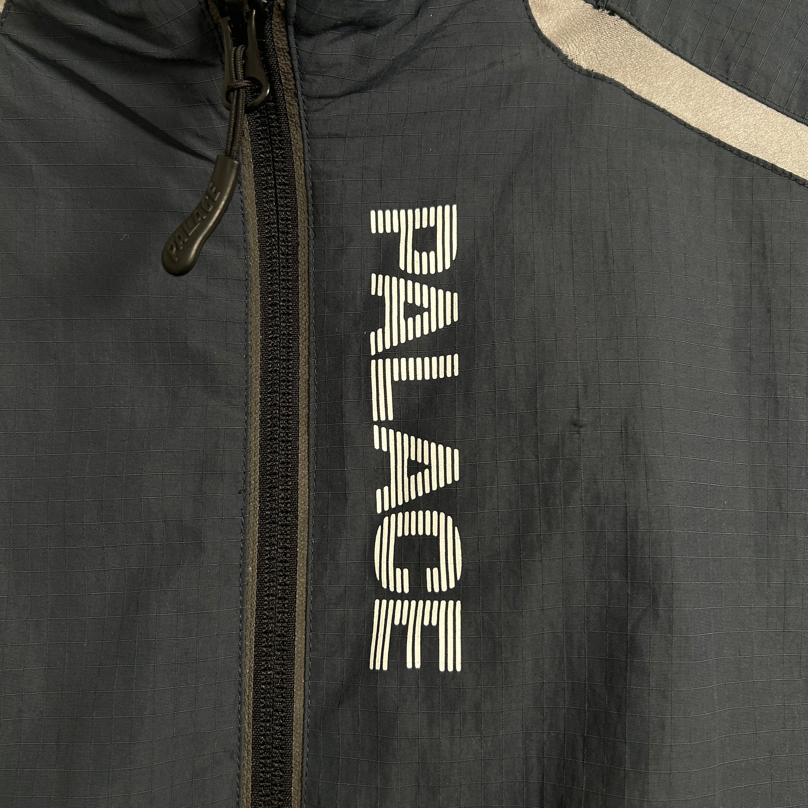 Palace Dark Blue Reflective Windbreaker Jacket Size L