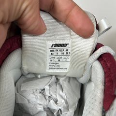Balenciaga Burgundy Mesh Runners Size 43