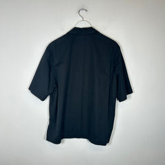 Givenchy Black Logo Button-Up Shirt Size M