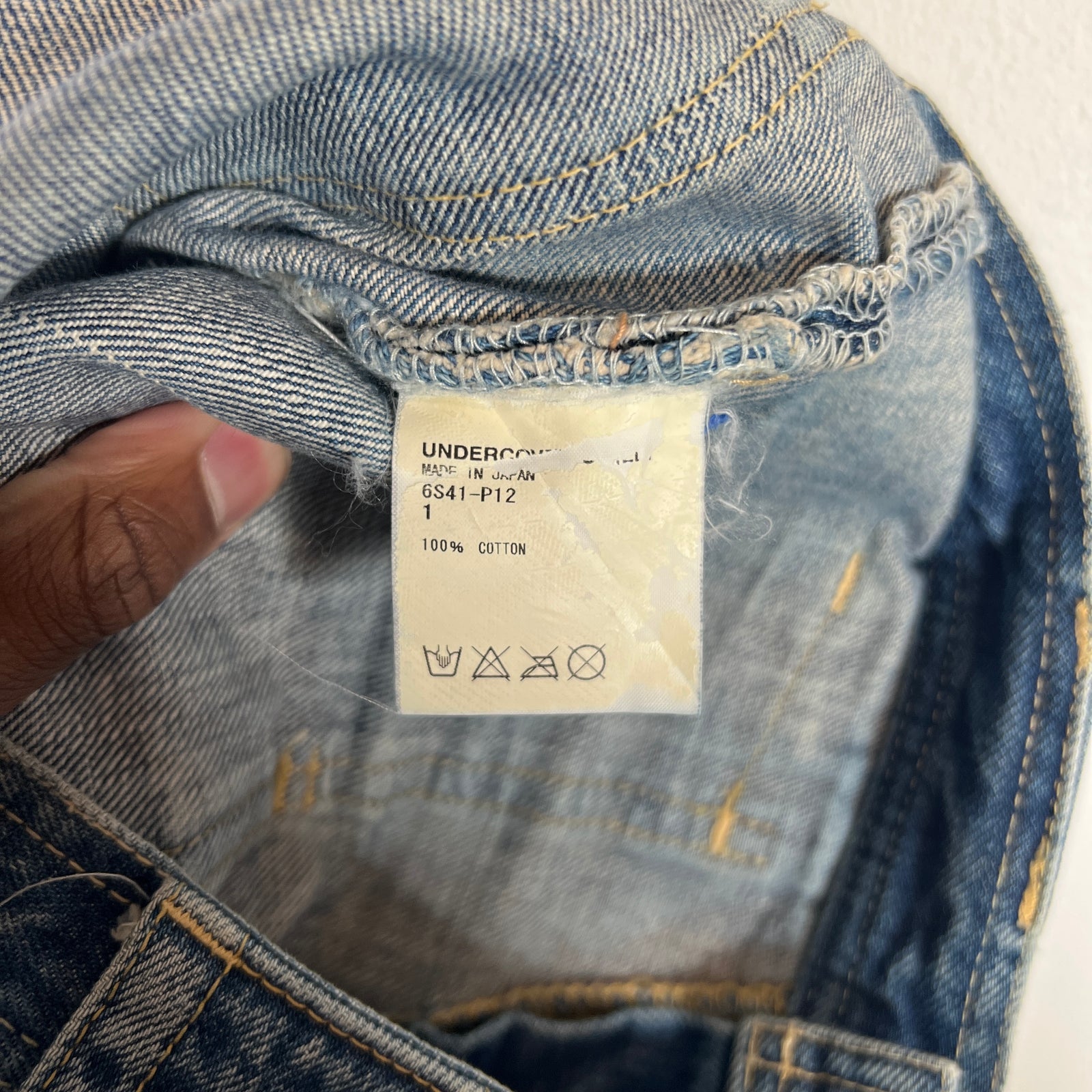 Undercover SS06 'Chuuut' Klaus Denim Cargo Jeans Size 1