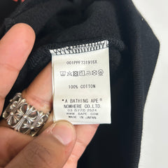 Bape x XO Black/Red General Hoodie Size M