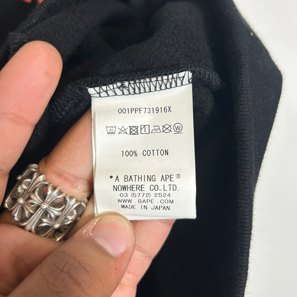 Bape x XO Black/Red General Hoodie Size M