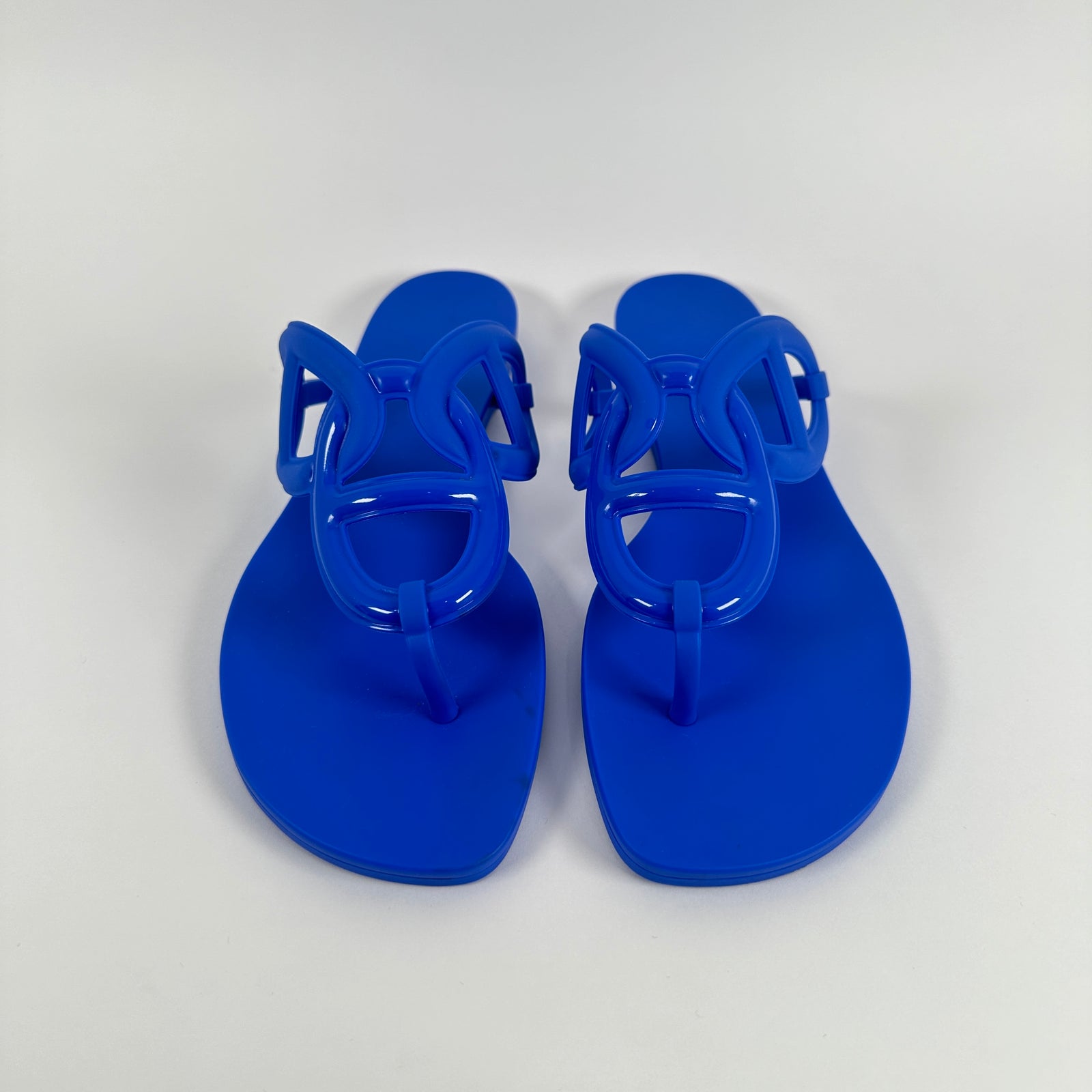 Hermes Egerie Blue Sandals Size 40