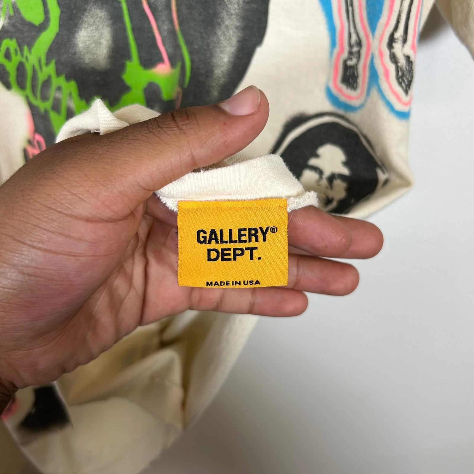 Gallery Dept Beige Illadox Tee Size M