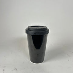 Balenciaga Black Logo Porcelain Coffee Cup