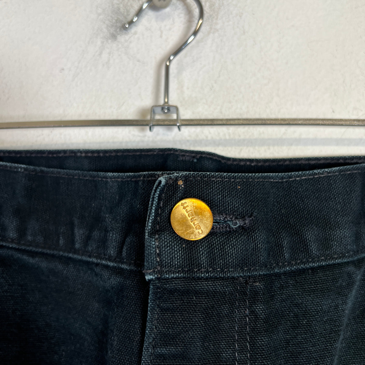 Carhartt Vintage Black Distressed Double Knee Carpenter Pants 001