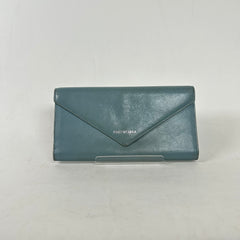 Balenciaga Blue Papier Leather Wallet