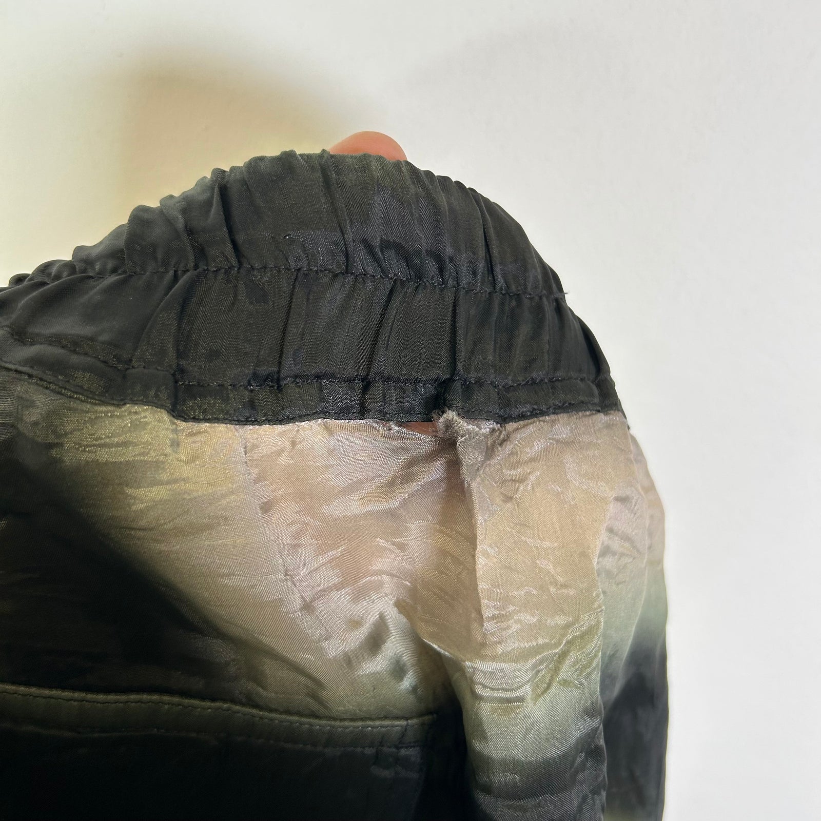 Rick Owens EDFU SS23 Plaid Silk Shorts