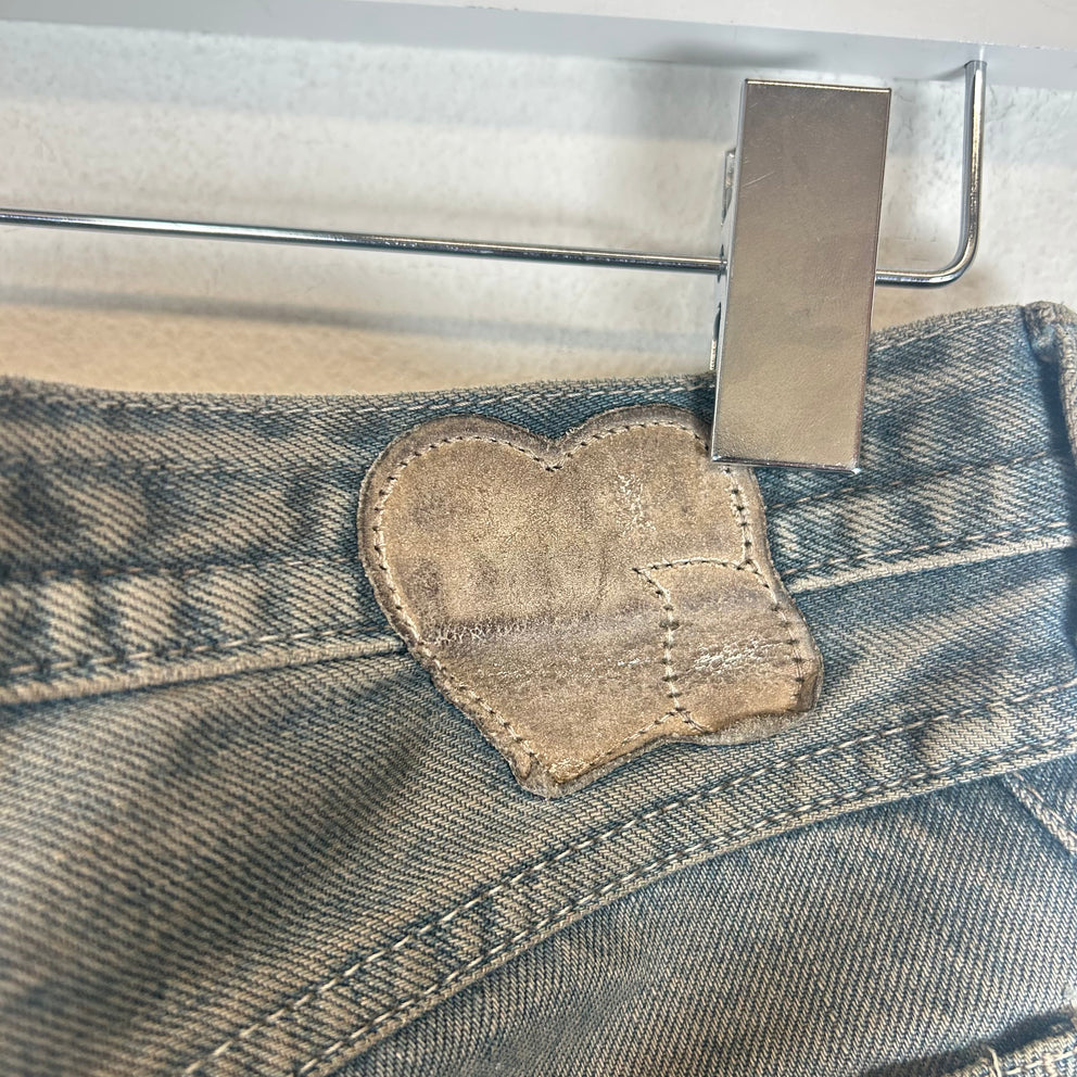 Number (N)ine Mudwash Distressed Skinny Jeans Size 2