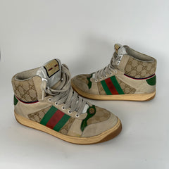 Gucci Screener GG Supreme Hightop Size 8