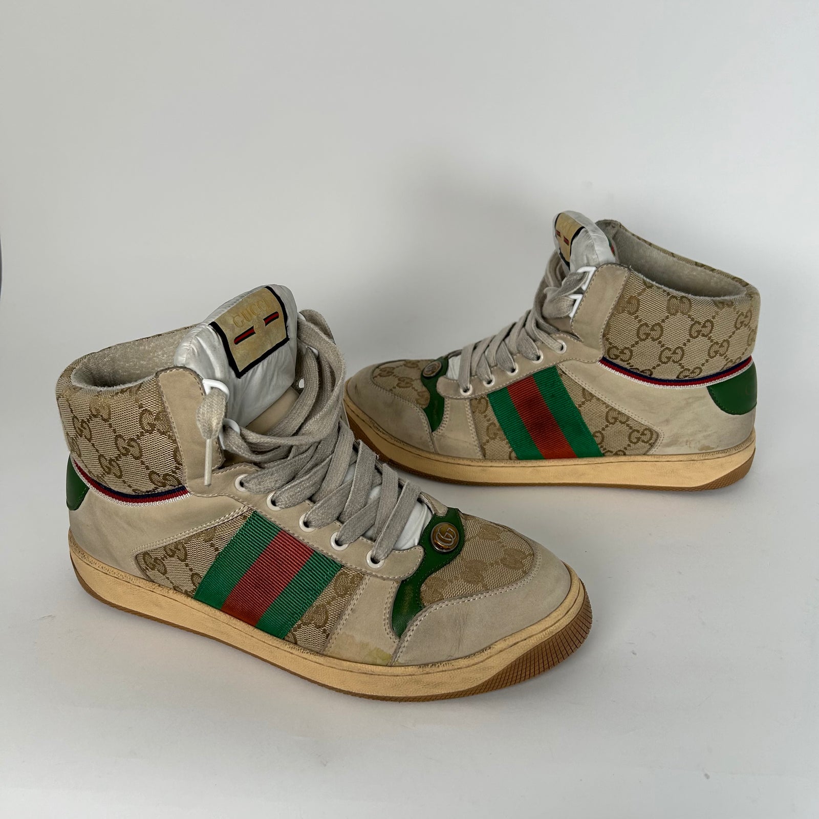 Gucci Screener GG Supreme Hightop Size 8