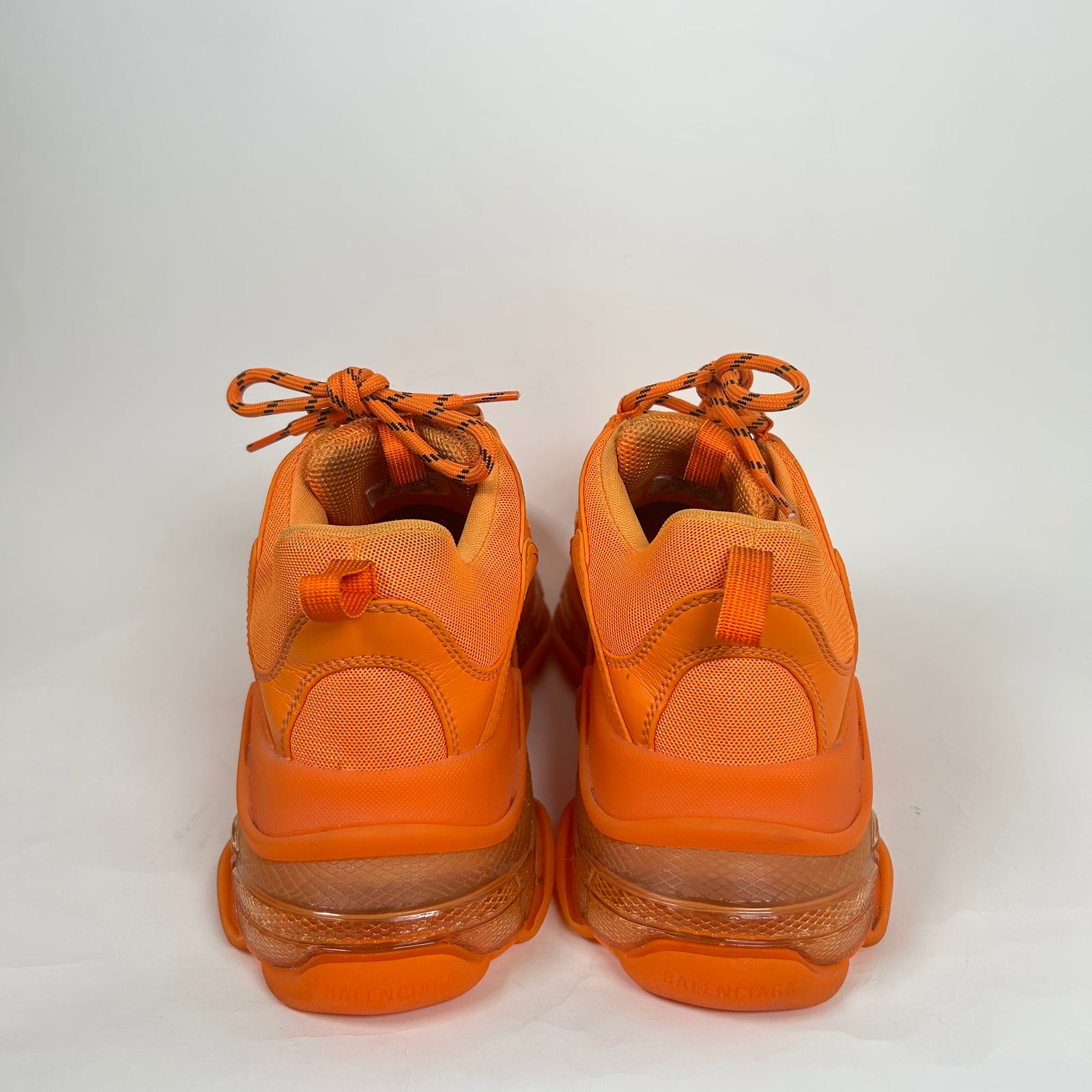 Balenciaga Orange Triple S Size 10