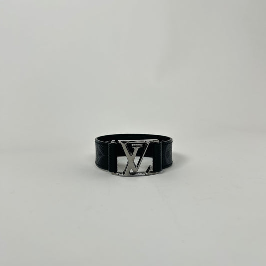 Louis Vuitton Black Hockenheim Monogram Eclipse Bracelet