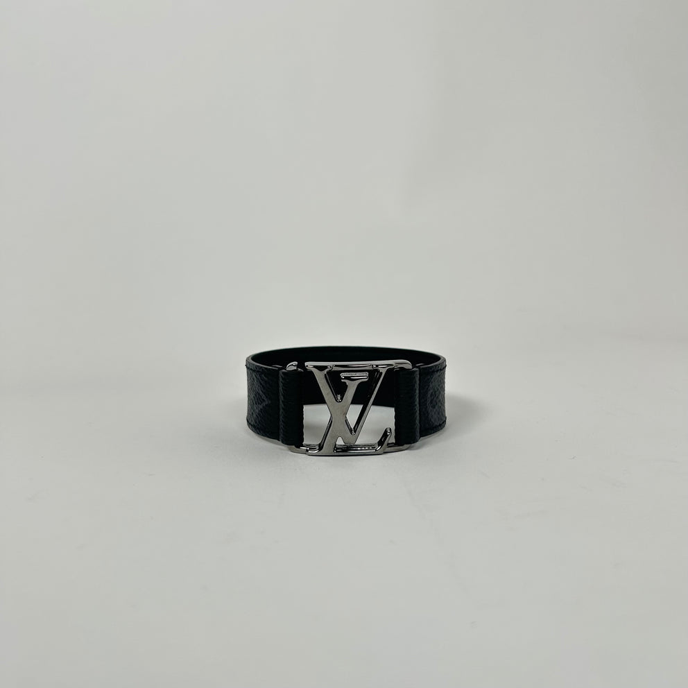 Louis Vuitton Black Hockenheim Monogram Eclipse Bracelet