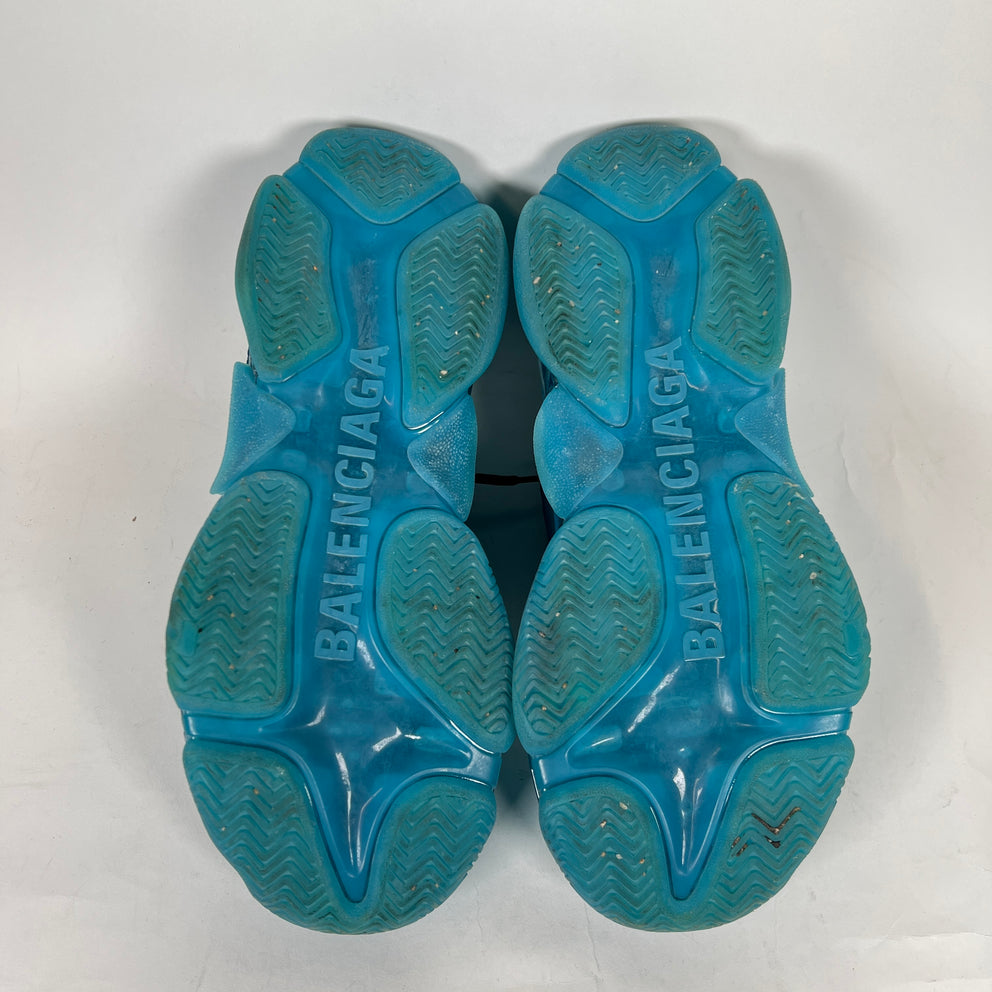 Balenciaga Teal Triple S Sneaker Size 43