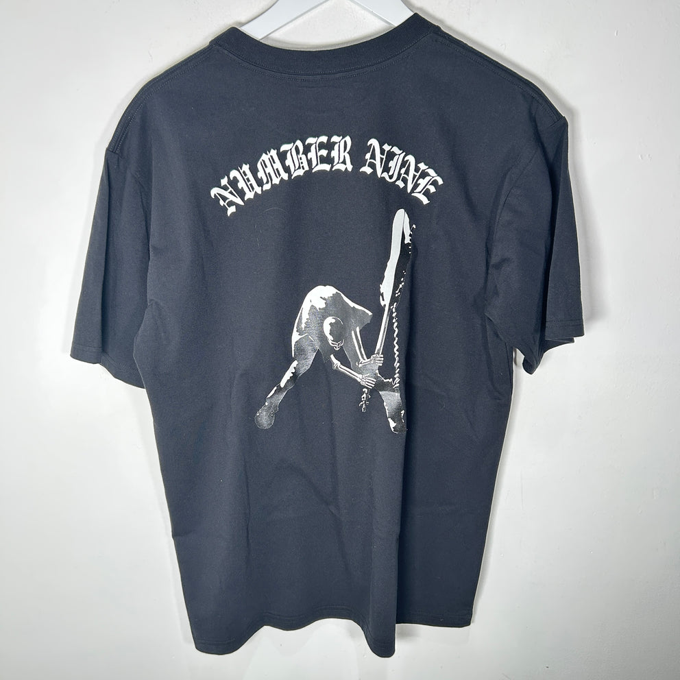 Number (N)ine Black Double Skull T-Shirt Size 4