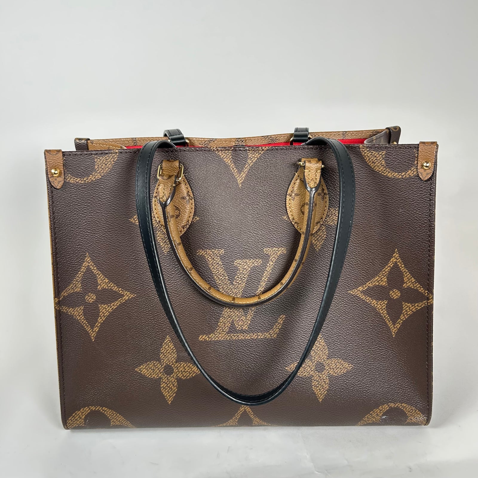 Louis Vuitton On The Go Reverse Monogram MM Tote Bag