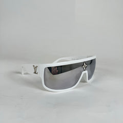 Louis Vuitton White Cyclone Sport Sunglasses