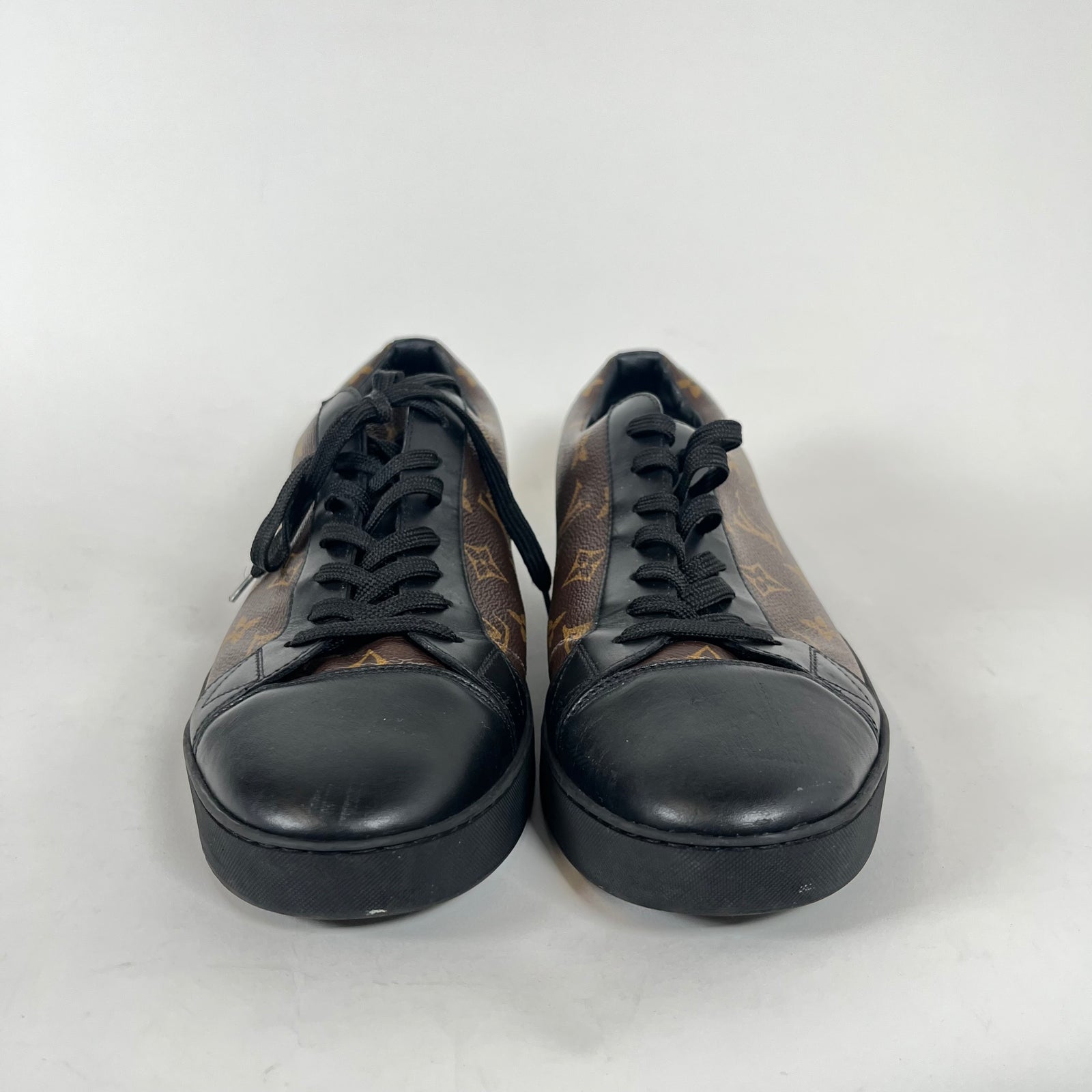 Louis Vuitton Brown/Black Match Up Sneakers LV 9.5